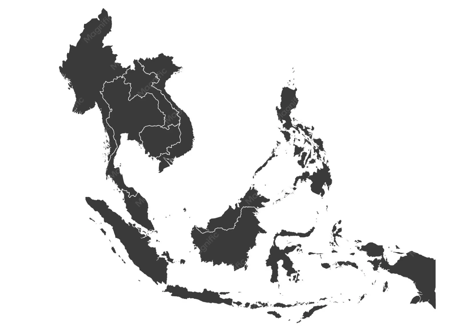 Southeast Asia map